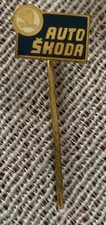 Auto Skoda Anstecknadel blau