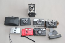 Konvolut 7x Foto Kameras analog Geva Box Agfa Revue Carena Maginon