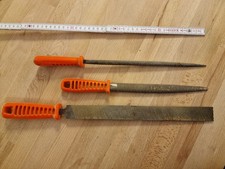 3 Raspeln Flachraspel 30 cm, Rundraspel Halbrundraspel