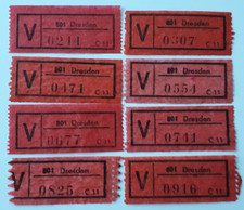 DDR V-Zettel 801 Dresden
