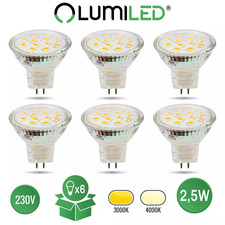 LUMILED 6x MR11 GU4 LED