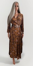 Wickelkleid braun - #, /
