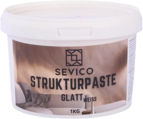 Strukturpaste weiße 1kg - weiße,