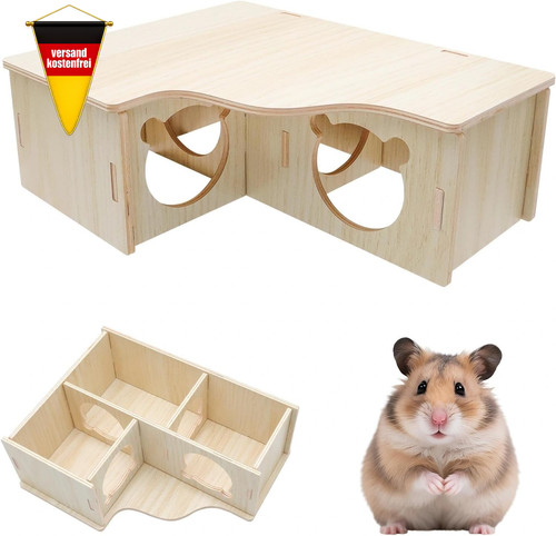 Hamster haus aus holz - haus,