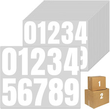 Wetterfeste Aufkleber Zahlen