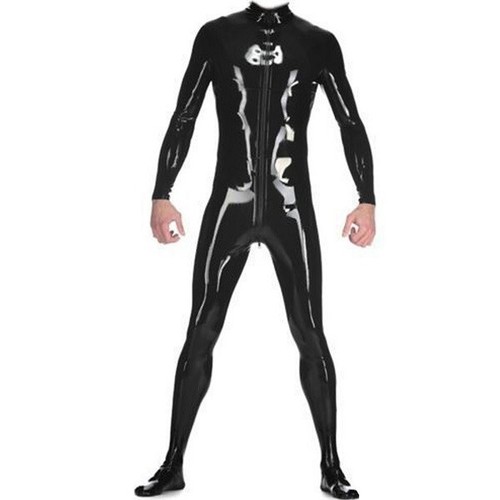 Latex rubber gummi catsuit - gummi,