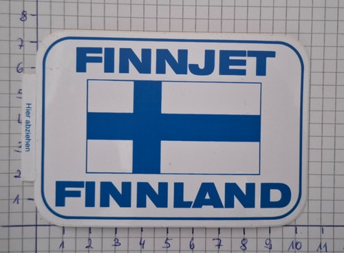 Aufkleber sticker finnjet - /,