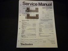 Original Schaltplan Service Manual  Technics SH-CH750