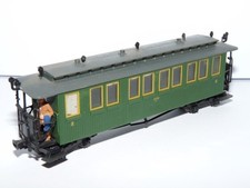 Technomodell H0e 52401 ++ 3.Kl. Oberlicht Personenwagen grün der K.S. ++ #I2_279