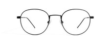 Götti Switzerland AUSTIN BLKM Herren Damen Brille Titan Rund Schwarz