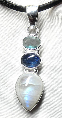 Mondstein anhänger mit - 💎,