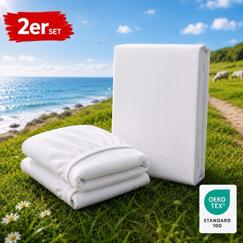 2er set premium spannbettlaken - set,