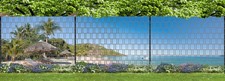 Sandstrand - Panorama XXL bedruckte Sichtschutzstreifen für Zaun