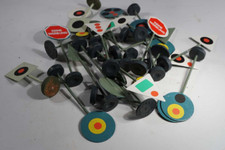 Blechspielzeug Lot Verkehrsschilder für Blechautos