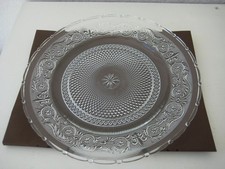 6  KRISTALL-GLAS PLATZTELLER - SERVIERTELLER -