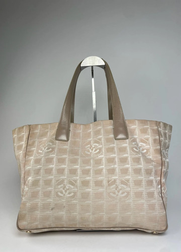 Vintage chanel tote - tote, beige