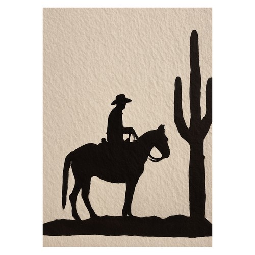Cowboy rodeo vintage poster - rodeo,