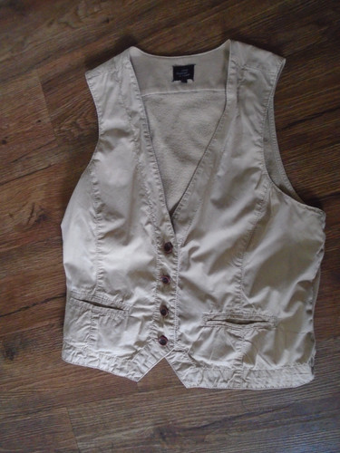 Opus weste beige - beige, kurz
