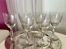 Antik 6 Weingläser Glas So