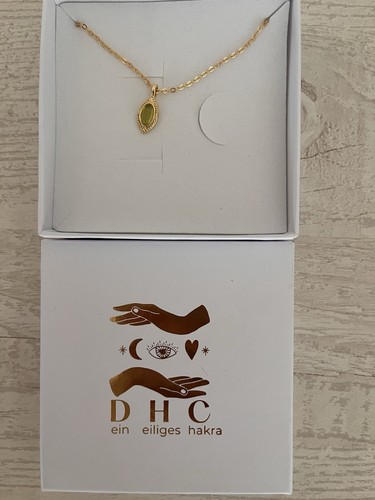 Peridot halskette neu - peridot, gold