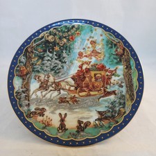 ? Reichenbach Porzellan Sammelteller „Nostalgische Adventskalender“ - 4er Serie