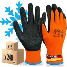 12 bis 240 Paar Winter Arbeitshandschuhe Herren Isoliert Warm Montagehandschuhe