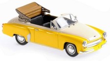 WARTBURG 311 Cabriolet - 1958 - yellow / white - Maxichamps 1:43