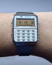 ANKER Digitaluhr mit Taschenrechner – Alarm • Light – ca. 1980er – funktioniert!