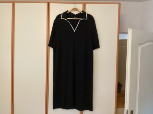 Opus kleid schwarz polokragen - schwarz,