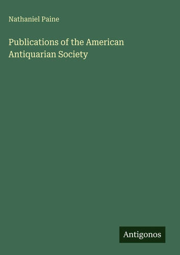 Nathaniel paine publications - paine, |