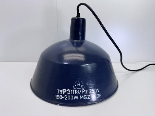 Alte fabriklampe emaille lampe - emaille,