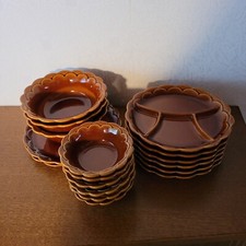 Fondue geschirrset teller - fondue,