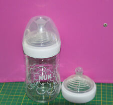 NUK Glasflasche 240 ml Anti-colic air system  mit Ersatzaufsatz Sauger
