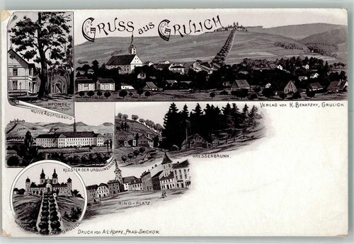 Králiky grulich lithographie - králiky,