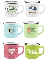 Sheepworld - Becher Tasse Lieblingsbecher Glück Glücksbecher Bee happy Faultier