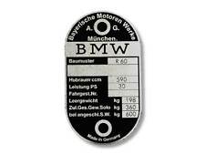 BMW R60 30 PS Typenschild
