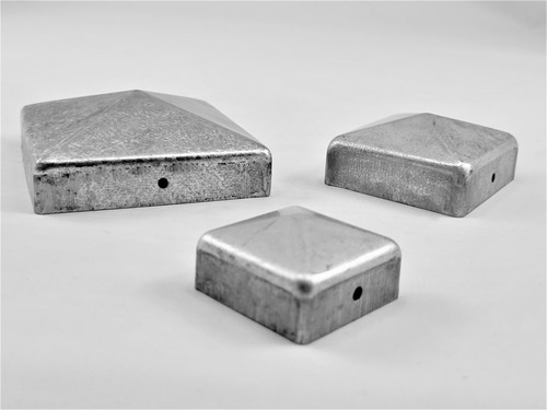 Verzinkt metall zaunkappe - verzinkt,