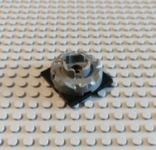 Lego Atlantis Drehscheibe Schlüssel Ring Gesackt 4x4 grau Platte 61485 87750 P41