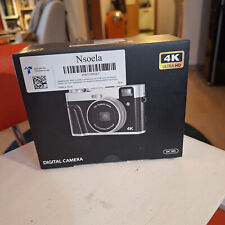 Digital Camera, Nsoela 4K 48MP Autofocus Photo Camera with 32GB Card