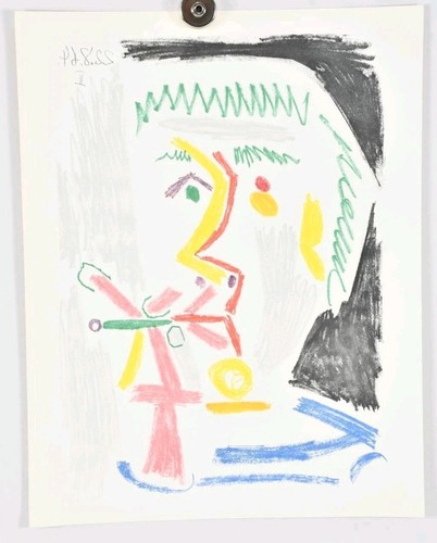 Pablo picasso farblithografie - picasso,
