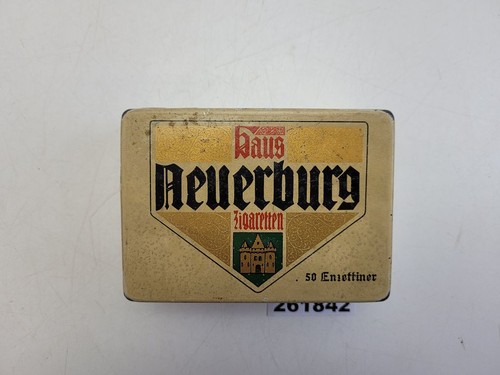 Blechdose zigarettendose haus - blechdose,