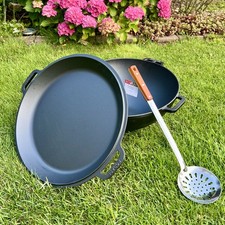 15 Liter  Wok aus Gusseisen