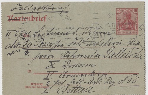 Kartenbrief germania - 10,