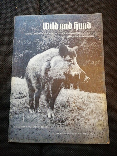 Wild und hund jahr nr - -, 44.