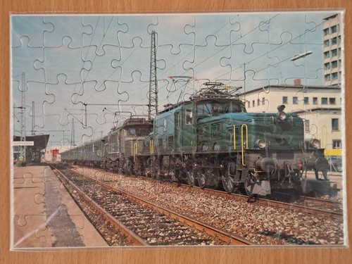 Puzzle elektro lokomotiven - puzzle,