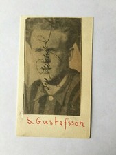 Autogramm stig gustafsson - stig,