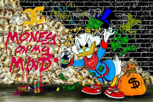 Pop art donald duck - donald,