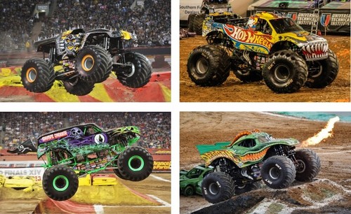 Monster truck vlies - monster,