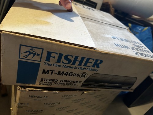 Fisher m46 turntable - fisher, mt-m46