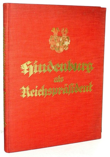 Walter bloem hindenburg als - bloem:,